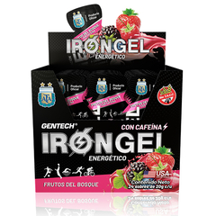 Gel Iron Gel con Cafeina x 20g caja de 24 Gentech