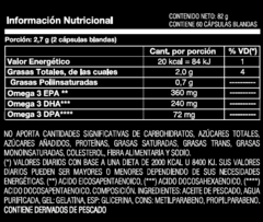Omega 3 Capsulas 60 Natural Nutrition en internet