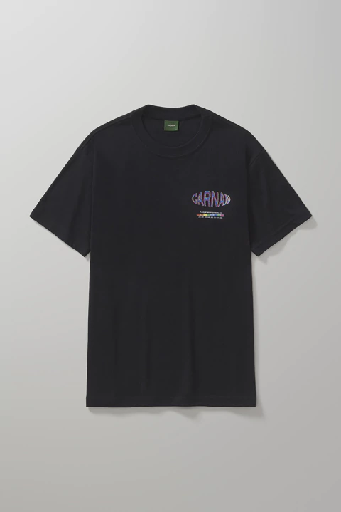 carnan heat map heavy t-shirt - black - comprar online