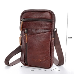 Shoulder Bag Pequena De Couro - Peton