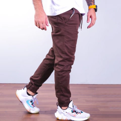 calça jogger masculina marrom