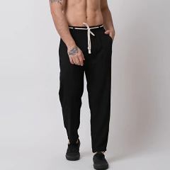 Calça Viscose Oversized Preto