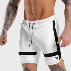 short masculino para musculação branco