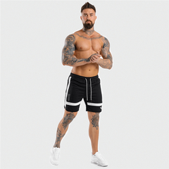 short masculino para musculação preto