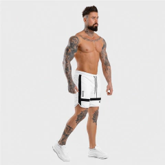 short masculino para musculação branco