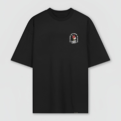 Camiseta Oversized com Estampa Nas Costas