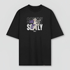 Camiseta Oversized com Estampa na frente