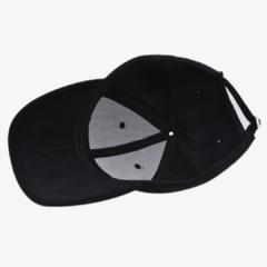 Boné Preto Basic Ajustável Strapback - Peton