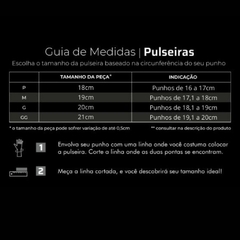 Pulseira de Couro Trançada