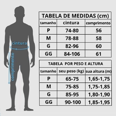 Bermuda Street Preto e Branco - loja online