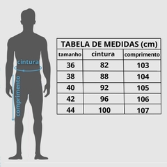 Imagem do Calça Cargo Dion Preta Com Bolsos