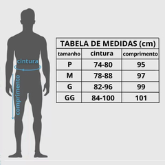 Calça Masculina Para Academia Cinza - Peton