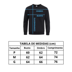 Moletom Flowers Preto