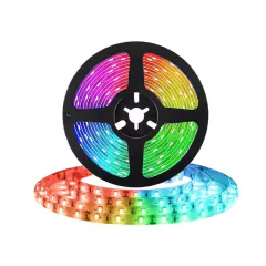 TIRA LED RGB 5 METROS + CONTROL REMOTO + TRANSFORMADOR
