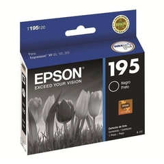 CARTUCHO ORIGINAL EPSON 195 NEGRO Y COLORES - comprar online