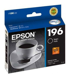 CARTUCHO ORIGINAL EPSON 196 NEGRO O COLORES - comprar online
