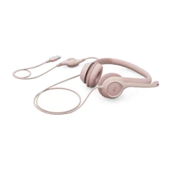 AURICULAR LOGITECH H390 USB C/MICROFONO ROSA - tienda online