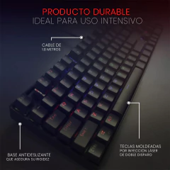 TECLADO MECANICO REDRAGON MITRA RGB K551RGB-1