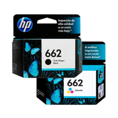 CARTUCHO ORIGINAL HP 662 NEGRO O COLOR
