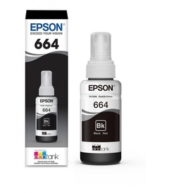 TINTA ORIGINAL EPSON T664 NEGRO O COLORES - comprar online