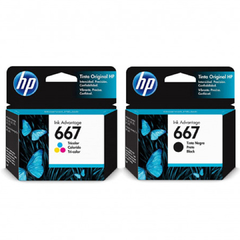 Cartucho Original HP 667 Negro o Color