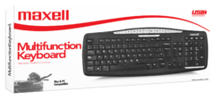 TECLADO USB MAXELL KB-100 MULTIMEDIA - comprar online