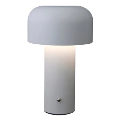 LAMPARA VELADOR TOUCH FL1025 BLANCA RECARGABLE HONGO