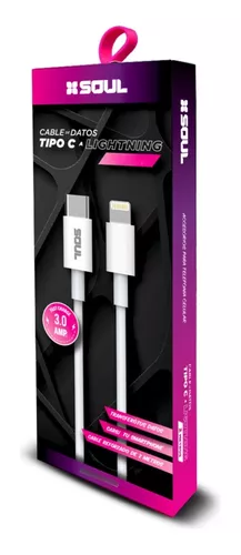 CABLE IPHONE A TYPO-C 1MT SOUL en internet