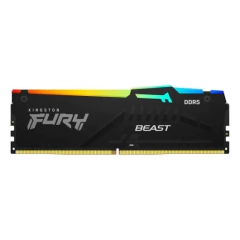 MEMORIA DR5 16GB KINGSTON 5600MHZ FURY BEAST RGB - comprar online