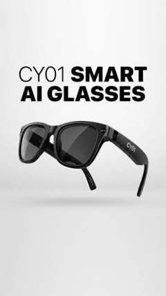 Imagen de Anteojos Smart Glasses CY01 IA Cámara 8MP Traducción 26 Idiomas Bluetooth WiFi