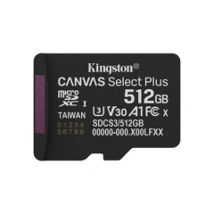 Tarjeta MicroSD 512GB Kingston Canvas Select Plus 150MB/s U3 V30 con Adaptador SD en internet