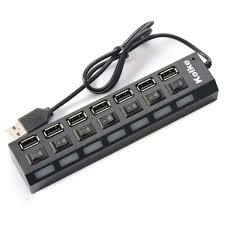 HUB USB X7 2.0 KOLKE KAV-105C C/ ALIMENTACION - comprar online