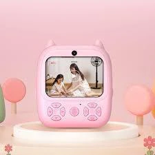 Cámara Infantil Digital D98S con Impresora Instantánea 1080P + 3 Rollos