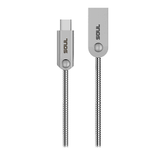 CABLE TYPO-C SOUL 1 MT IRON FLEX METALIZADO - comprar online