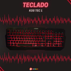 TECLADO KOSMO TEC-1 LED en internet