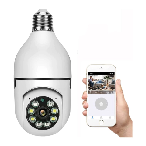 CAMARA DE SEGURIDAD WIFI FOCO PANORAMA 360° - comprar online