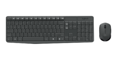 COMBO TECLADO Y MOUSE INALAMBRICO LOGITECH MK235 en internet