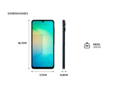 Imagen de CELULAR SAMSUNG A06 128GB/ 4GB