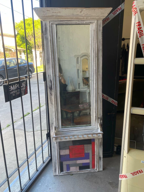 ESPEJO DE MADERA $70.000 RESTAURADO 1,73MTS ALTO X 0,60MTS ANCHO - comprar online