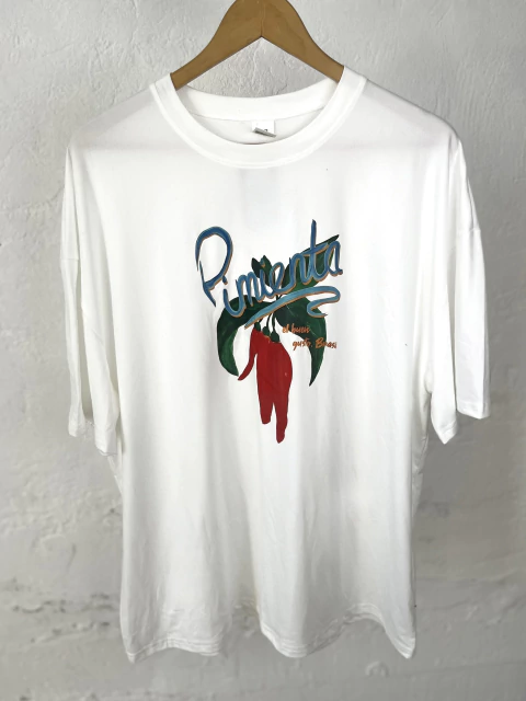 REME BLANCA CON ESTAMPA PIMIENTO - comprar online