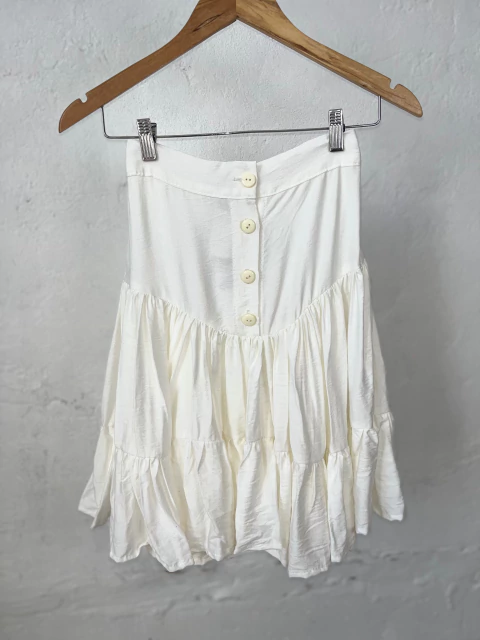 POLLERA LOLO VALENZUELA NUEVA BLANCA - comprar online