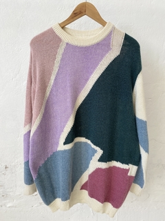 SWEATER RAPSODIA LILA Y ROSA - comprar online