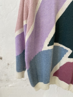 SWEATER RAPSODIA LILA Y ROSA en internet