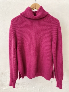 SWEATER POLERA CHER FUXIA - comprar online