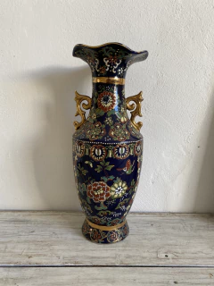 FLORERO ANTIGUO $43.000 AZUL PINTADO - comprar online