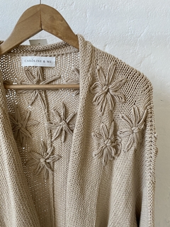 SWEATER CAROLINA AND ME TEJIDO BEIGE en internet