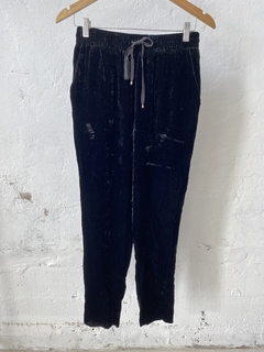 PANTALON PAULA PLUSH NEGRO - comprar online