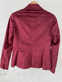 BLAZER KEVINGSTON GAMUZA BORDO - tienda online
