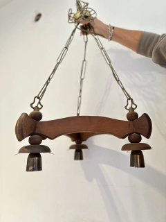 LAMPARA DE MADERA DE CAMPO $40.000