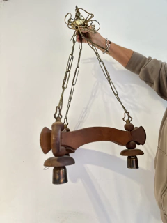 LAMPARA DE MADERA DE CAMPO $40.000 en internet